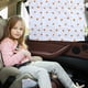 thumbnail image 1 of Cortina para ventanas de coche para niños y bebés | Parasol de tela ajustable con ventosas | Protección solar para ventanas traseras laterales de 50 x 70 cm, 1 of 7