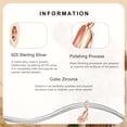 thumbnail image 2 of ROSIANNA 925 Sterling Silver Charm for Bracelets Rose gold high heels Pendant Charm Women Bracelet Charm, 2 of 5