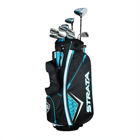 Callaway 14 Piece Strata Plus Womens Golf Complete Set for Right Handed, Black/Blue
