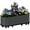Gray, variant on EuKer Raised Planters with Wheels, 59" Metal Planter Box W/Built-In Water Storage System for Indoor/Outdoor, Gray