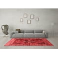 thumbnail image 3 of Ahgly Company Indoor Square Oriental Red Industrial Area Rugs, 8' Square, 3 of 4