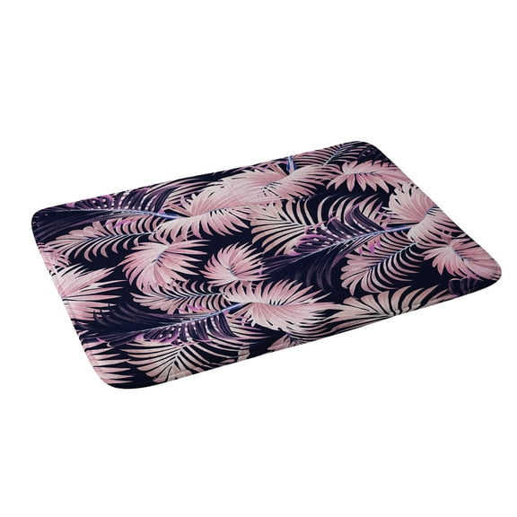 Society6 Burcu Korkmazyurek Tropical Magic Forest V Bath Mat 34" x 21"
