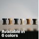 thumbnail image 5 of Elegantes pomos de madera para armarios y cajones - Paquete de 6 - 40 mm / 1-9/16"" - Acabado marrón natural - Ideal para muebles de cocina y bricolaje, 5 of 9