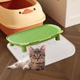thumbnail image 6 of Fzaqwen Litter Box Ramp for Kitten and Elderly Cats Accessories Easy to Clean Hollow Green, 6 of 9