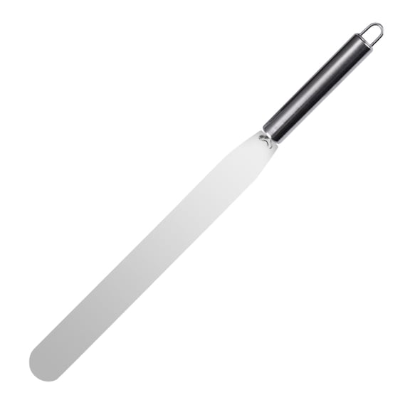 L Stainless Steel Straight Spatula Icing Spatula Cake Baking Decorating Tool Scraper Spreader