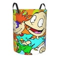 thumbnail image 2 of Rugrats Circular Laundry Basket Dirty Clothes Hamper Laundry Hamper Storage Bucket Toy Organizer For Bathroom/Laundry Storage/Bedroom Medium, 2 of 8