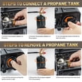 thumbnail image 5 of Cityout Dual Fuel Portable Camping Stove, Propane & Butane Gas Stove with Carrying Case for Emergencies, Outdoor BBQ, 5 of 16