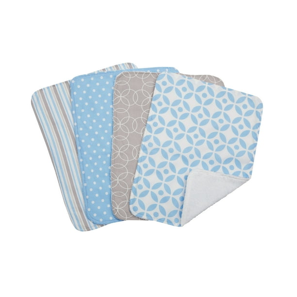Logan 4 Pack Burp Cloth Set
