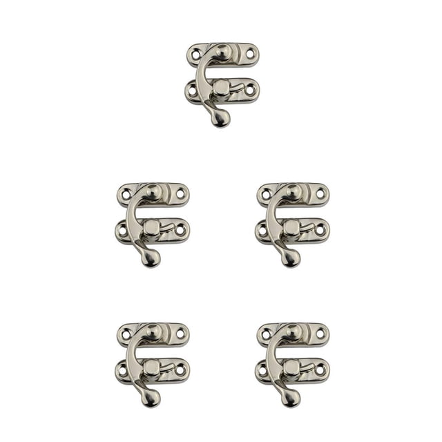 Kenally Candado Cerradura de gancho de hierro Cerradura protectora de seguridad Hebilla oculta Atrapa Joyas Hardware de Regalos Gancho Type2 NO2