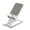 Silver, variant on Foldable Phone Holder for Desk Cell Phone Tablet Stand Gift for Family Kids Reading Making Video Calls