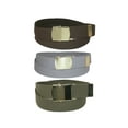thumbnail image 4 of CTM  Cotton Adjustable Belt with Brass Buckle (Men Big & Tall), 4 of 4