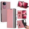 thumbnail image 1 of For vivo V50 5G Case Card Holder Twill Texture Leather Phone Cover - Black, 1 of 5