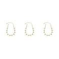 thumbnail image 1 of stanreset 1PCS Rivet Collier Punk Goth Rivets Faits à la Main Chokers Collier Rock Gothique Chokers Or 3Set, 1 of 6