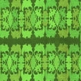 thumbnail image 1 of Ahgly Company Indoor Square Abstract Green Modern Area Rugs, 7' Square, 1 of 4
