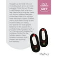thumbnail image 7 of MeMoi Women's Mistle Stoned Sherpa Lined Slippers - Womens - Female (M-L, Black), 7 of 7