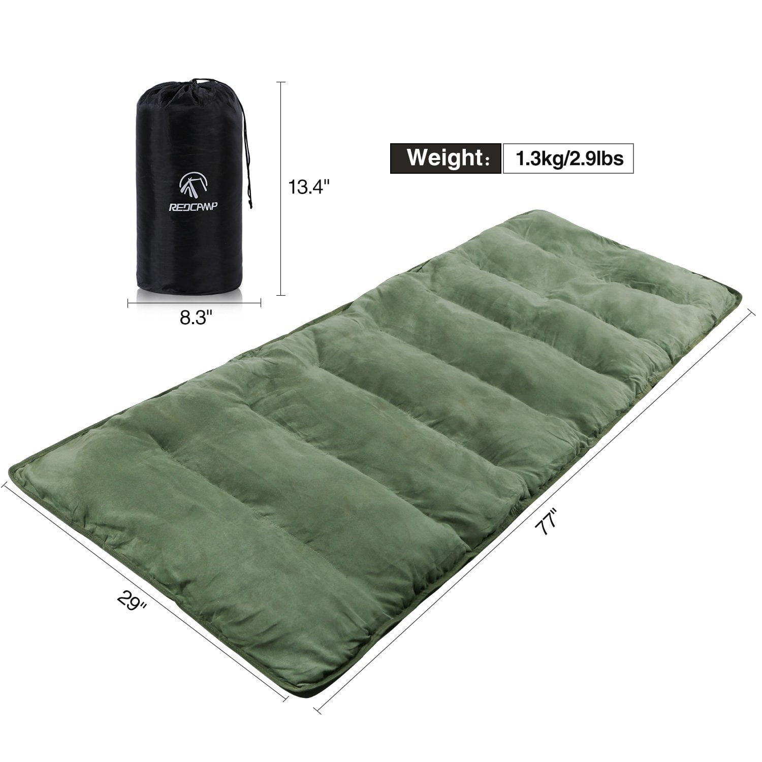 camp cot mattress pad