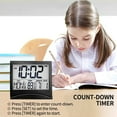 Creative and simple travel clock foldable word electronic alarm clock