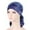Blue, variant on Baqcunre Clearance! Headbands for Women, Womens Casual Tie Dye Head Hat Cap Headwear Muslim Turban Cap Headwrap Turban Cap, Bandanas for Women, Bandanas for Men