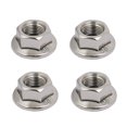 thumbnail image 1 of Unique Bargains 4pcs M10 x 1,25 Mm Pas Métrique Filetage Fin 304 Acier Inoxydable Hexagonal Bride Écrou, 1 of 4