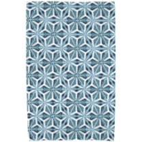 Simply Daisy 30" x 60" Water Mosaic Geometric Print Beach Towel
