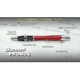 thumbnail image 3 of 10 Silver Accent Grip Plastic Pens Pack - Click action, Rubber Grip - Red, 3 of 5