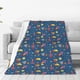 thumbnail image 1 of Balery Cosmos Rockets Manta de Felpa Suave y Acogedora – Cobija de Franela Aterciopelada para Cama, Lavable y Cálida para Sofá, Mascotas, Transpirable-50"x40", 1 of 7