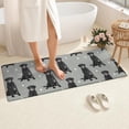 thumbnail image 4 of Black Labrador Bathroom Rugs Mat,Non Slip Microfiber Bathroom Rug,Rubber Backing,Soft Bathroom Mats for Bathroom Floor,Tub and Shower,60x24in(150x60cm), 4 of 5