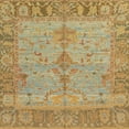 thumbnail image 1 of Ahgly Company Indoor Square Abstract Sedona Brown Oriental Area Rugs, 3' Square, 1 of 6
