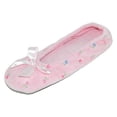 thumbnail image 1 of Isotoner Pantoufles Ballerines Brodées en Éponge (Femmes), 1 of 3