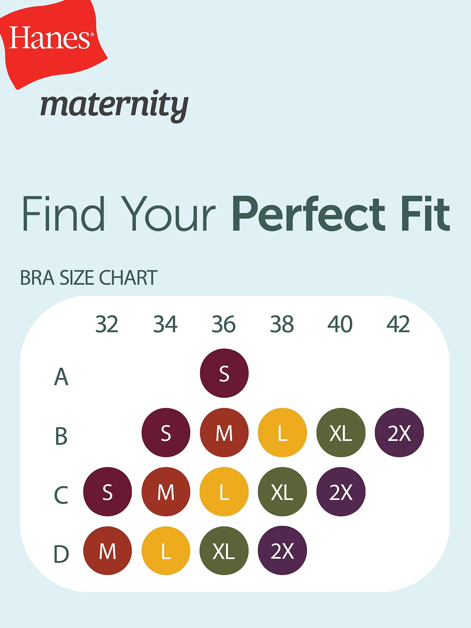 Hanes Women's Maternity Contour Nursing Bralette, Style MAT004, Sizes up to 2XL