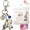 I, variant on Weloille Hummingbird Keychain with Gift Card, Exquisite Pattern Metal Key Ring, Decorative Bag Pendant Accessory, Cute Souvenir Gift for Mother's Day Birthday Anniversary Holiday