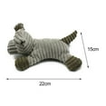 thumbnail image 2 of Corduroy Dog Toy Durable Chew with Squeaky Sound Interactive Pet Doll, 2 of 8
