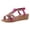 Hot Pink, variant on Modisza Sandals for Women Bohemia Summer Flower Sandal with Ankle Strap Comfortable Vacation Casual Walking Wedge Slide Shoes Blue 7.5