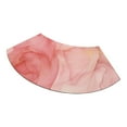 thumbnail image 1 of Lipstore Bathroom Rug Bath Mat Fan Shaped Foot Rug Soft Absorbent Shower Rug Bath Rug Pink, 1 of 8