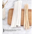 thumbnail image 4 of Wood Coffee Stir Sticks 7.5Inch-100Pack Round End,Eco Friendly Stirrers for Hot Drinks,Natural Wood, 4 of 5