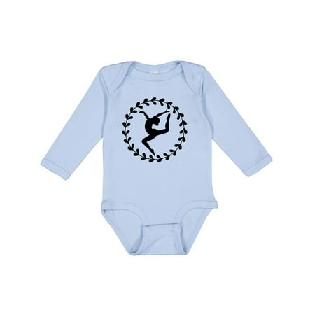 

Inktastic Dance Silhouette Ballerina Girls Long Sleeve Baby Bodysuit