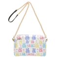 thumbnail image 2 of FORMRS Women Crossbody Purse with Chain Strap Vegan Leather Shoulder Handbag, Colorful Gummy Bears Pattern, 2 of 7