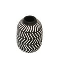 thumbnail image 2 of Sagebrook Home 13829-01 VASE TRIBAL en Céramique de 9,5 Po, Noir/blanc, 2 of 3