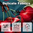 thumbnail image 3 of Cherry Luxurious Velvet Pillows Covers Set of 2 for Throw Pillow or Bed Pillow, Unique Patterns, 16x16 18x18 20x20 Inches,for Various Occasions, 3 of 6