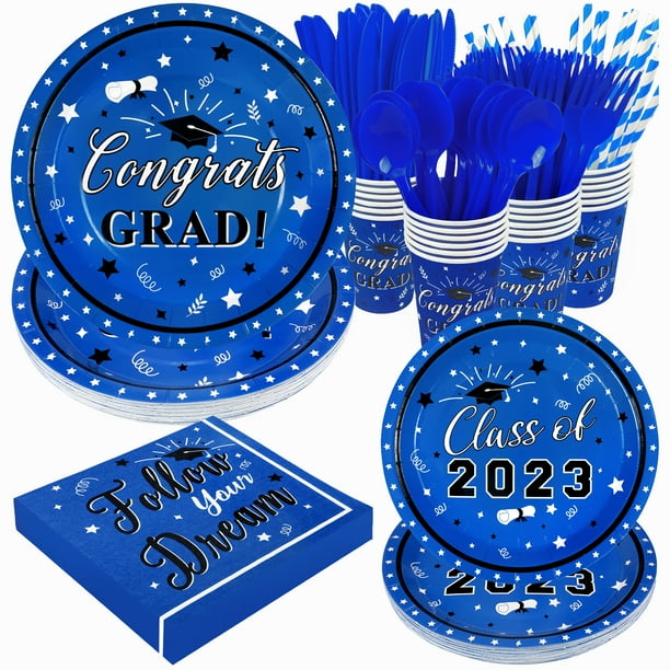 2023 Graduation Plates and Napkins Set Party Supplies Decorations, 192