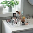 thumbnail image 2 of Simplify 15 Compartment Acrylic Cosmetic Organizer, Clear, 2 of 6