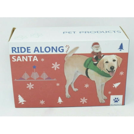 Ride Along Santa for Medium Size Dogs - Christmas Dog Pet Accesories