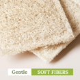 thumbnail image 3 of Esponja natural de lufa para platos Miw Piw, paquete de 30, biodegradable, 3 of 7