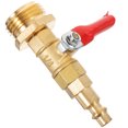 thumbnail image 1 of OULII Hose Quick Connector Set Brass Golden Water Flow Control RV 1 Set, 1 of 8