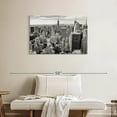 thumbnail image 2 of Elephant Stock Massive Manhattan Skyline Wall Art - Horizontal Canvas Wall Art - Living Room Wall Decor - City Canvas - Black And Gray Decor - 36" x 24", 2 of 8