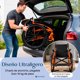 thumbnail image 3 of Silla Ruedas Deportiva Ligera Aluminio Plegable + Rueditas, 3 of 8