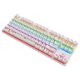 thumbnail image 1 of Qwert 87 teclado mecánico con cable USB de alta calidad profesional fácil de usar mezcla colorida Afortunado Sencillez, 1 of 5