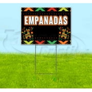 Fiesta Empanadas (18" x 24") Yard Sign, Includes Metal Step Stake