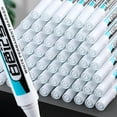 thumbnail image 6 of GHYJPAJK White Permanent Marker Pen,White Permanent Acrylic Marker Pens for Tyre,Leather,Metal,Wood,Glass,Rocks or Plastic Label,Oil Waterproof Paint Markers, 6 of 7