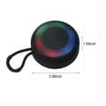 thumbnail image 3 of Portable Speaker Colorful Light Bluetooth Speaker Outdoor Desktop Sport Luminous Speaker Portable Pluggable Card Speaker High-power Long Standby Wirel, 3 of 5